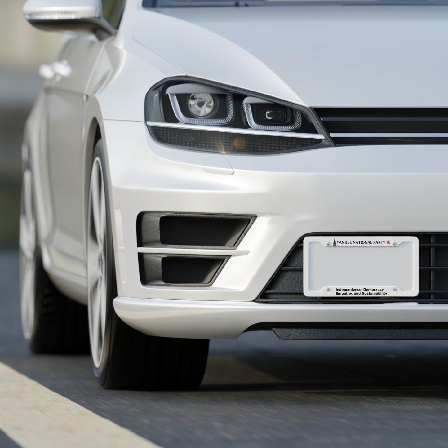 YNP License Plate Frame