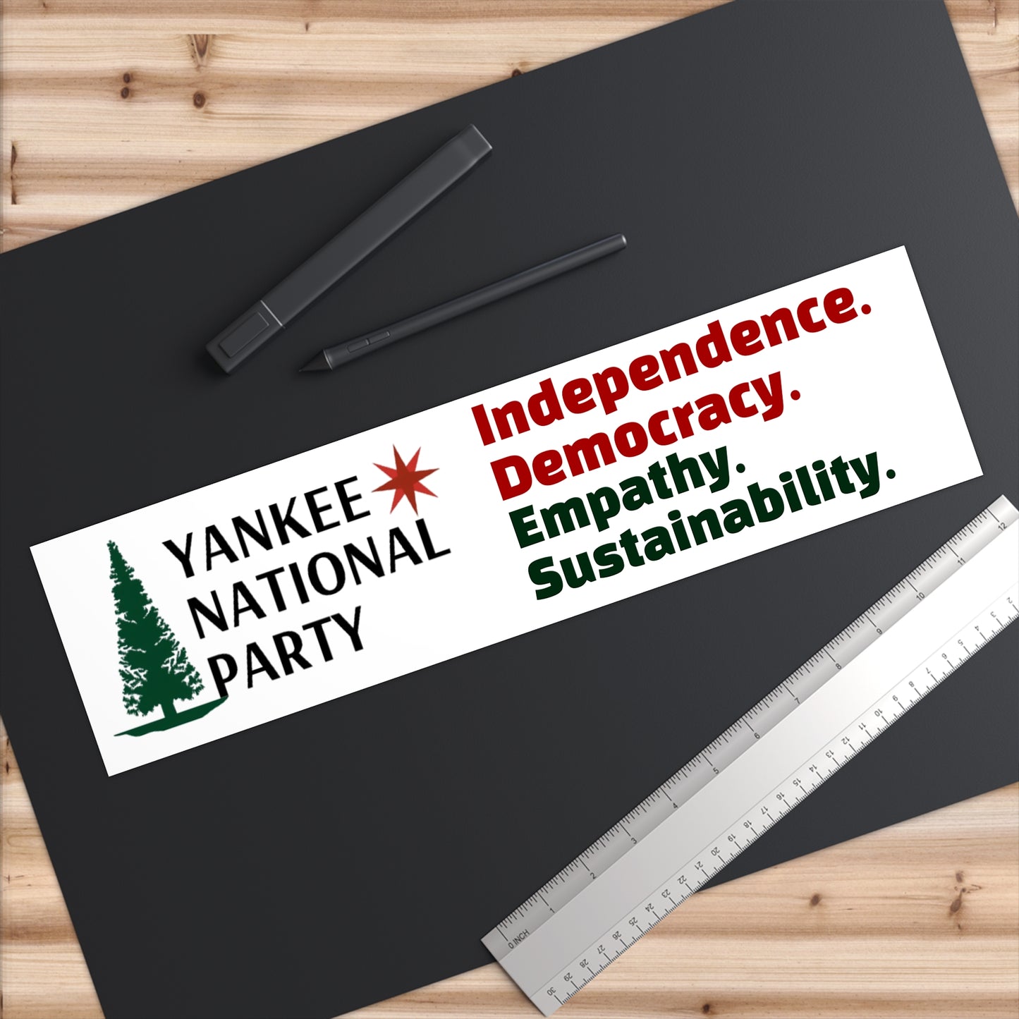 YNP Bumper Stickers — Logo & Values