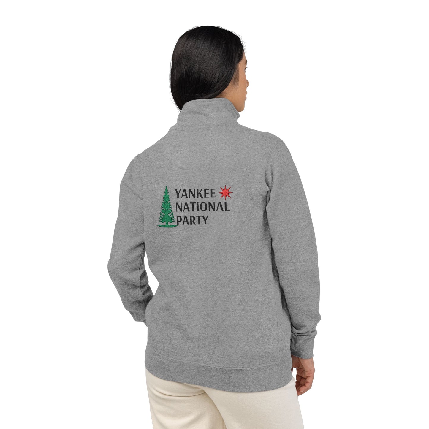 NE Flag w/ YNP Logo Unisex Fleece Pullover - Full Color Logo