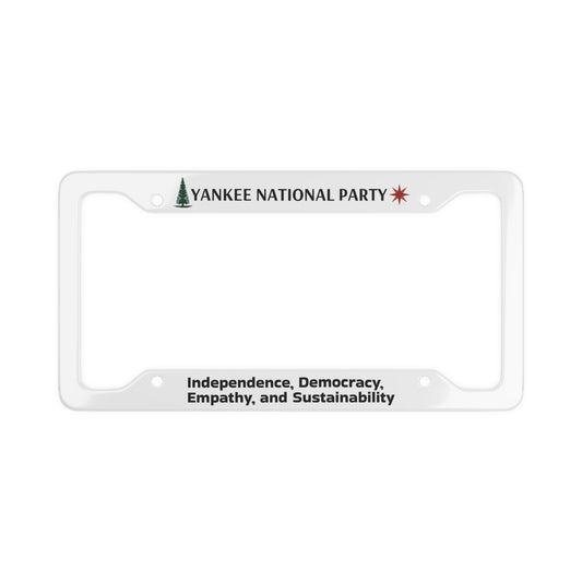 YNP License Plate Frame