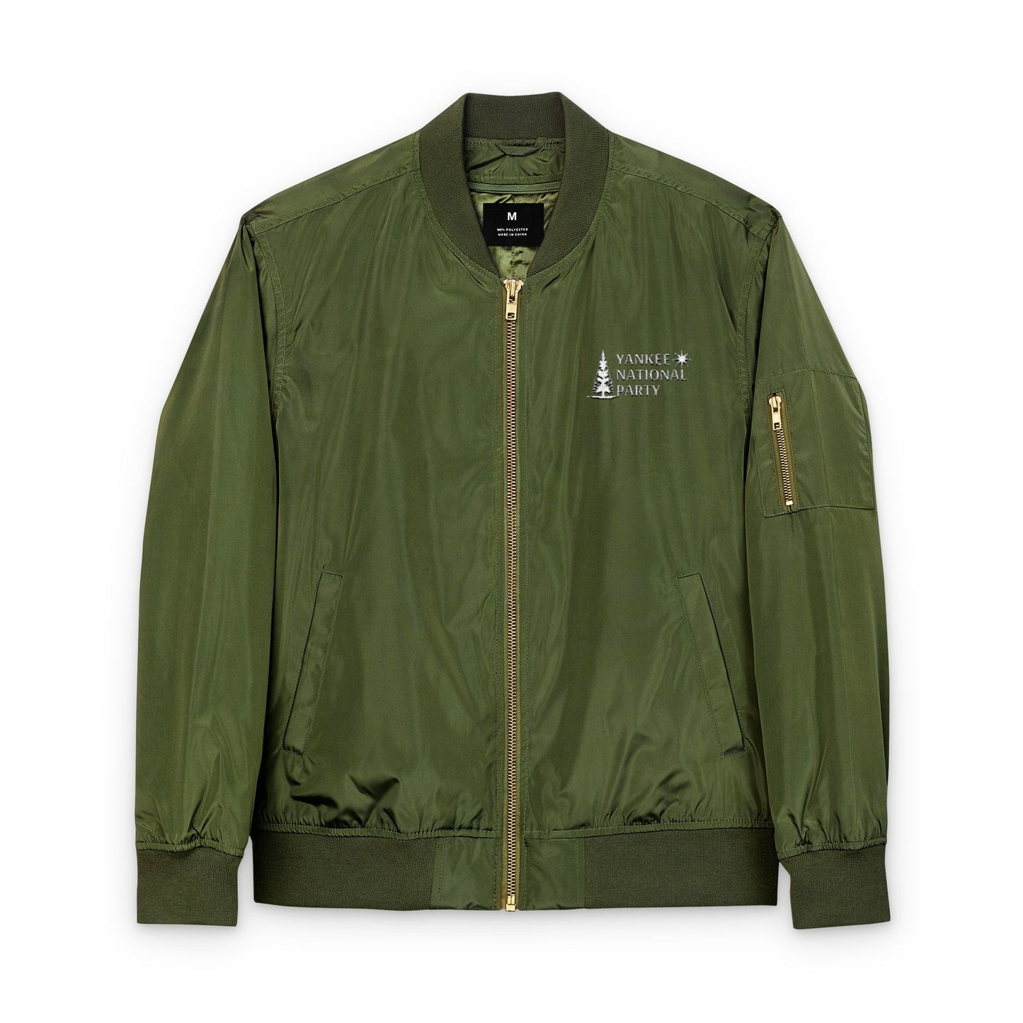 YNP Embroidered Recycled Bomber Jacket