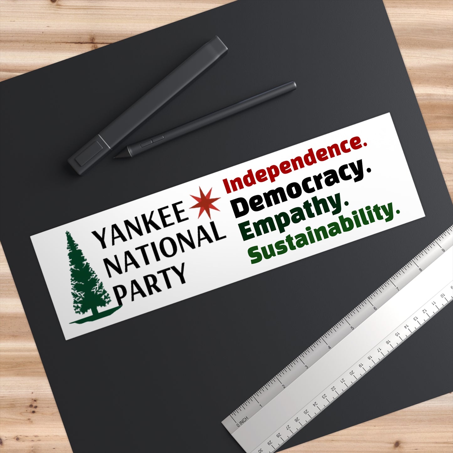 YNP Bumper Stickers — Logo & Values