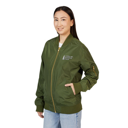 YNP Embroidered Recycled Bomber Jacket