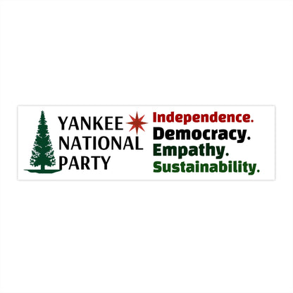 YNP Bumper Stickers — Logo & Values