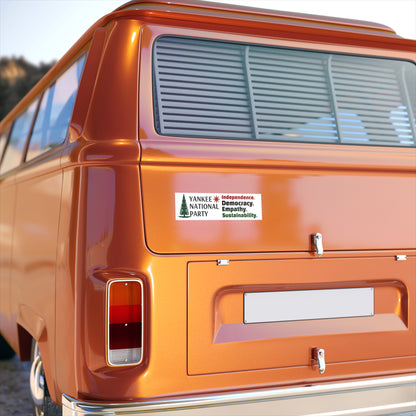 YNP Bumper Stickers — Logo & Values
