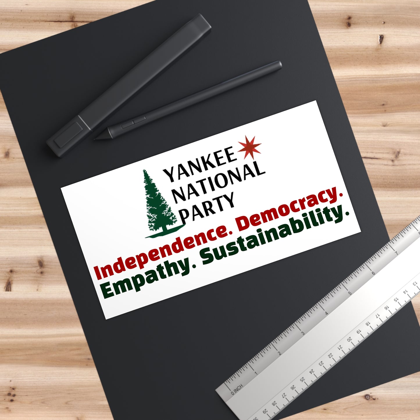 YNP Bumper Stickers — Logo & Values