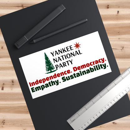 YNP Bumper Stickers — Logo & Values