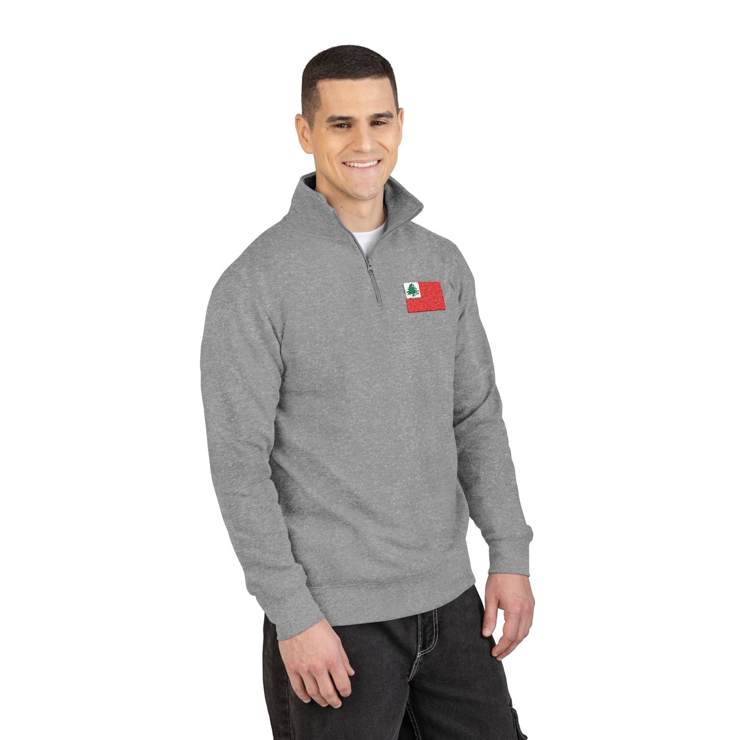 NE Flag w/ YNP Logo Unisex Fleece Pullover - Full Color Logo