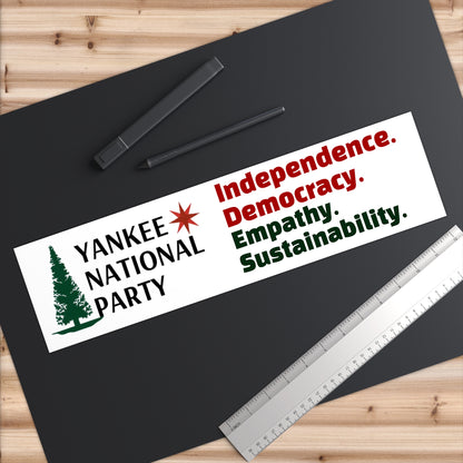 YNP Bumper Stickers — Logo & Values