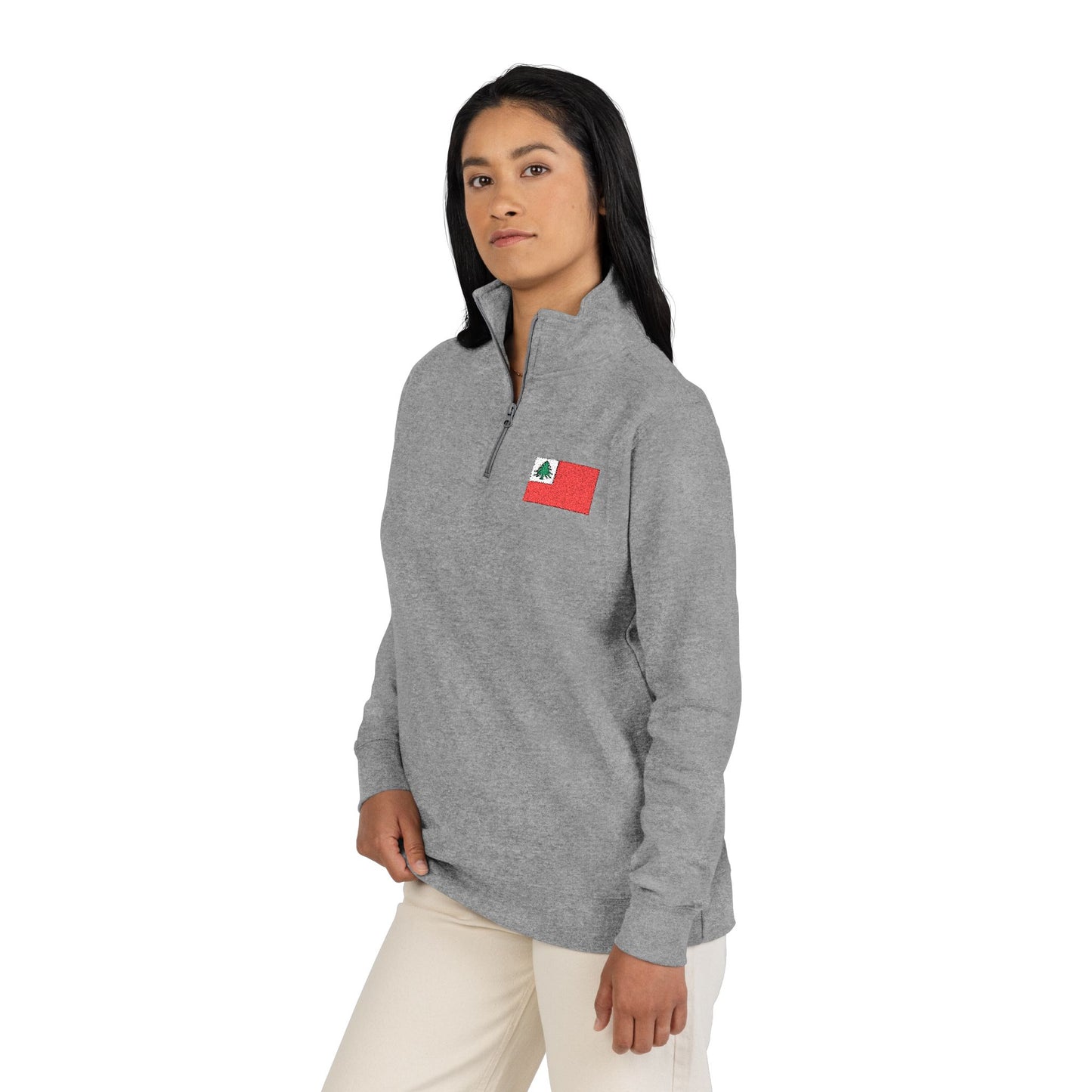 NE Flag w/ YNP Logo Unisex Fleece Pullover - Full Color Logo