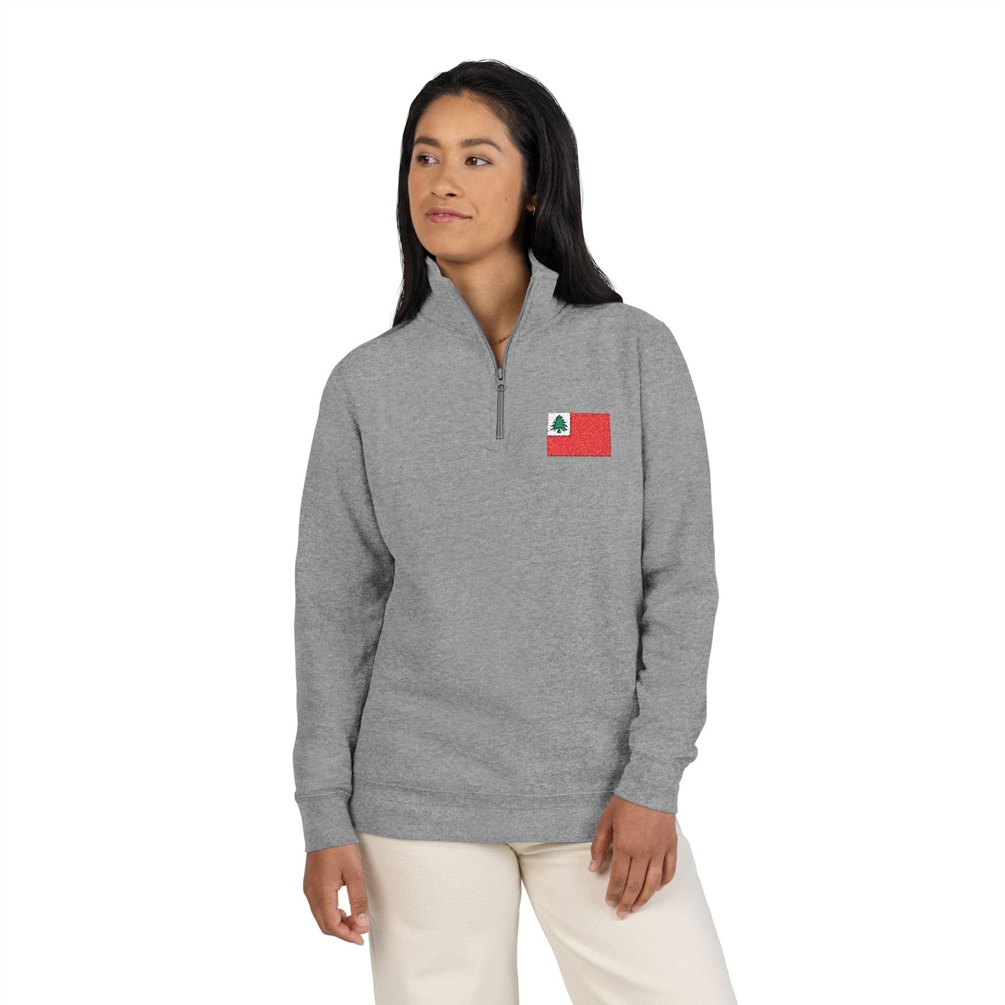 NE Flag w/ YNP Logo Unisex Fleece Pullover - Full Color Logo