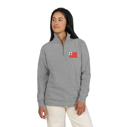 NE Flag w/ YNP Logo Unisex Fleece Pullover - Full Color Logo